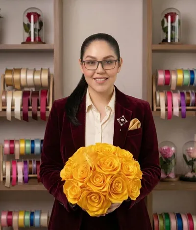 Natali Callejas - Instructora de Flores Eternas